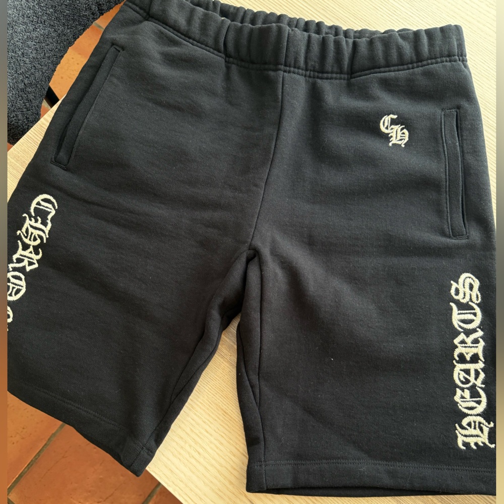 Chrome Hearts Slo Ride Sweat Shorts Embroidered Shorts